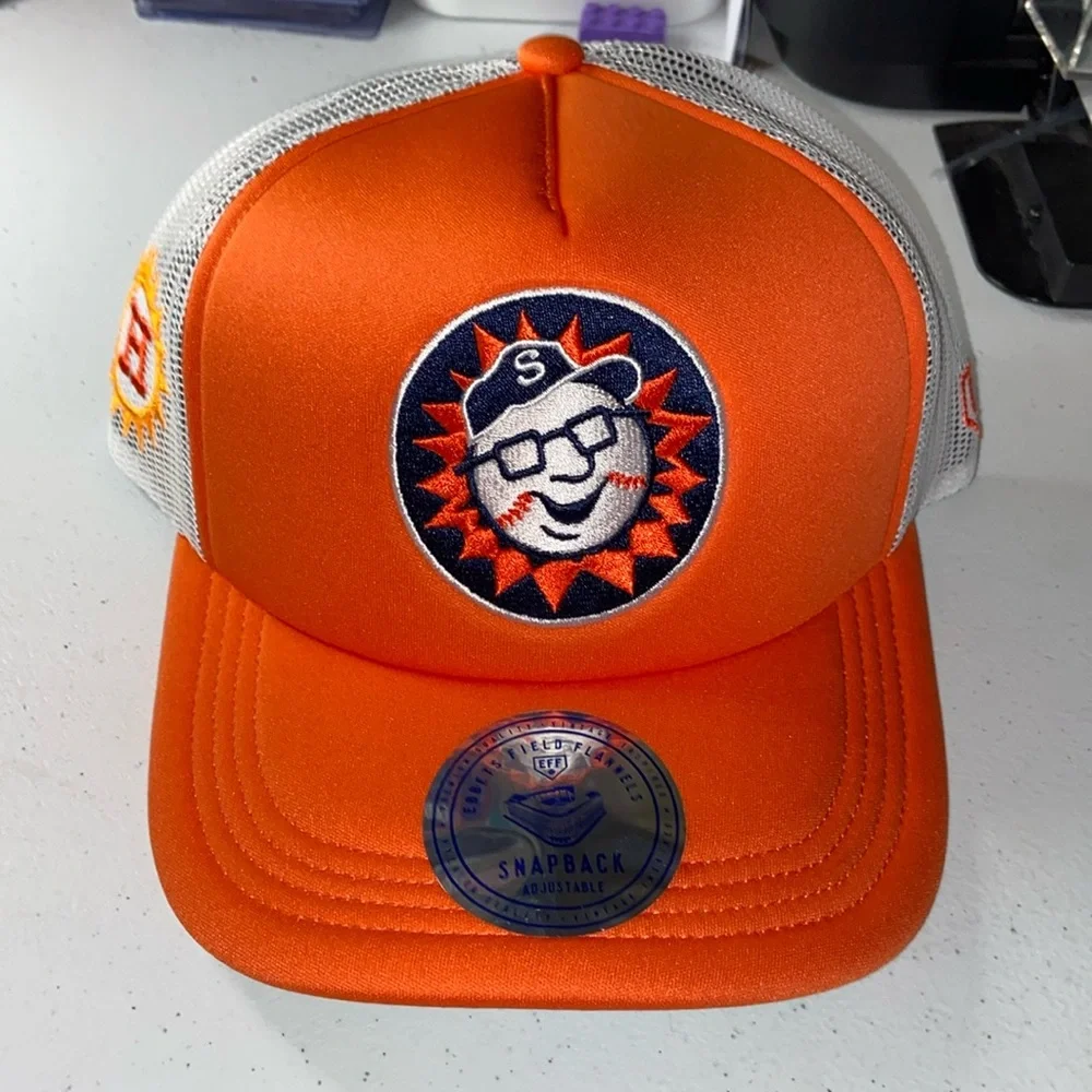 NWT Harlingen Suns Houston Astros Foam Trucker SnapBack Hat 🔥